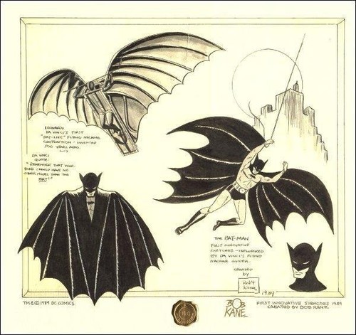 Batman davinci signed - "batman,