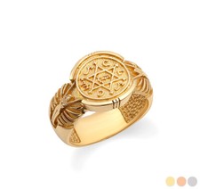 Gold Jewish King Solomon Star