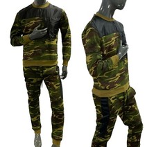 Mens Camo Tracksuit Set