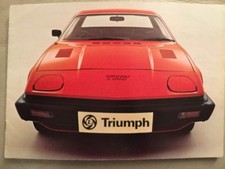 TRIUMPH TR7 UK Market Original Car Sales Brochure 1976