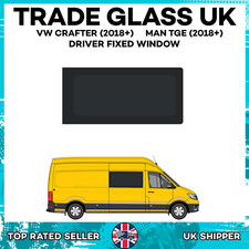 VW CRAFTER MWB LWB  2018+ Driver Side FIXED Window,