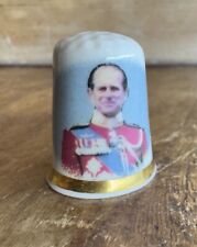 Vintage Prince Philip Thimble By Finsbury, Fine Bone China, Made In England.