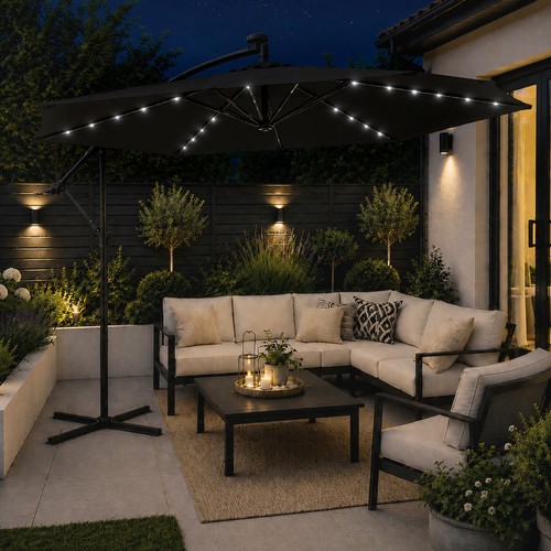 Black solar powered - black,