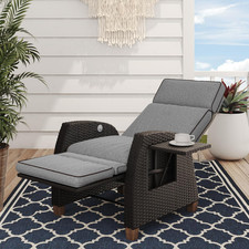 Reclining patio chair push - reclining,