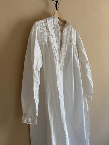 Stunning antique nightgown - antique,
