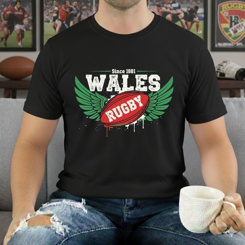 Wales rugby fan - fan, t-shirt