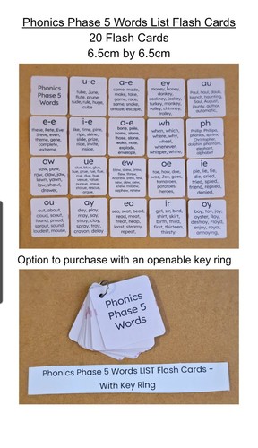 Phonics phase words list - phonics,