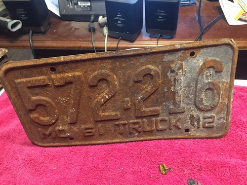 1961 missouri license plate - 1961,