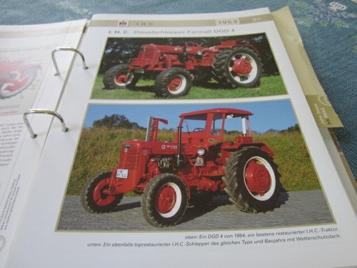 Tractor data sheet 7 - i.h,