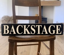 Backstage sign stage door box
