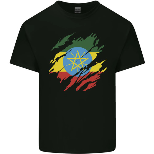 Torn ethiopia flag ethiopian - torn,
