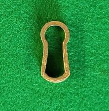 Small brass thread escutcheon keyhole insert restoration ironmongery drawer 24mm