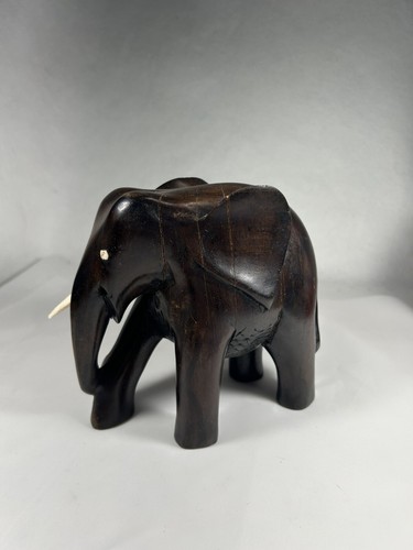 Vintage elephant african ebony - elephant,