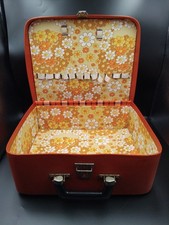 Vintage 50s Red Plaid Print