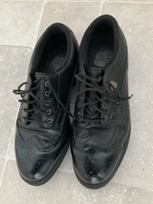 Vintage Black Leather Golf Shoes( Hi Tec) Size 8
