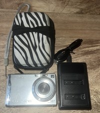 Sony Cybershot DSC-W200 Digital Camera 12.1MP 3x Zoom, With Case & Charger ✅