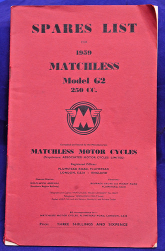 Original 1959 matchless - 1959,