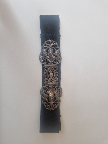 Silver colour nurses buckle - colour,