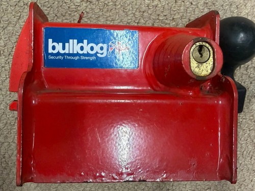 Bulldog caravan hitch lock - bulldog,