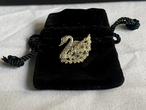 Swarovski pin 1995 swan - swarovski, –