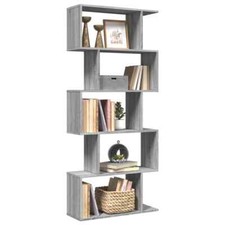 Room Divider Bookcase 5-Tier