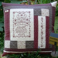 Gail Pan Designs Cushion Kit. Embroidery and Patchwork