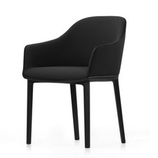 Vitra Softshell Chair four legged base in Anthracite with seam RRP £1060.00