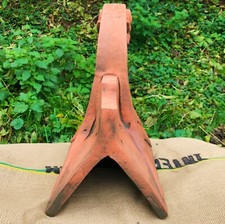 Traditional swan neck roof finial 80° angled ridge tile copy of original 38cm H