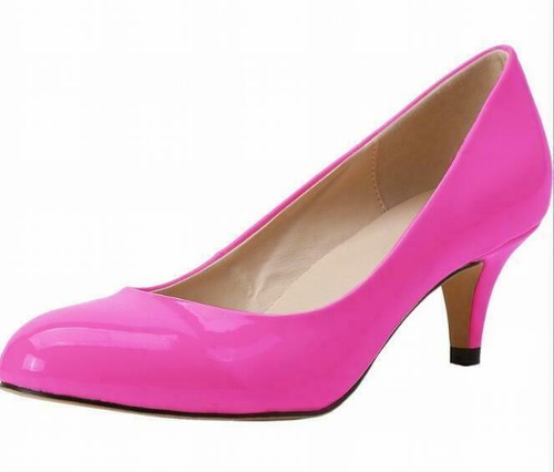 Womens ladies mid kitten heel - ladies,