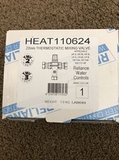 Thermostatic mixing valve 22mm heatguard dual TMV2/3 RWC HEAT110624