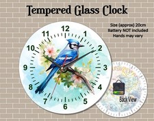 20cm Tempered Glass Clock Cage