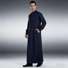 Saudi Robe Men's Long Islamic