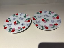 2 X Cath Kidston Cherry Plates
