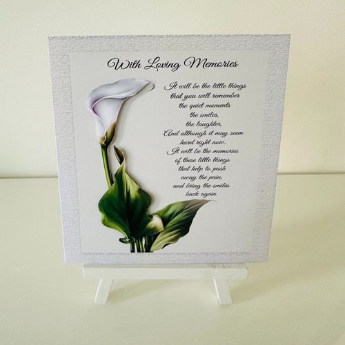 Handmade sympathy bereavement - handmade, sympathy/bereavement