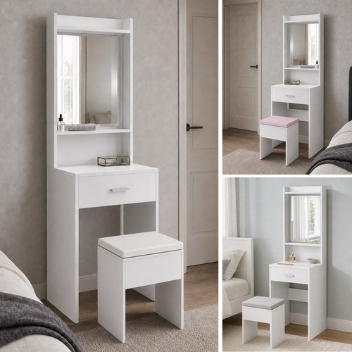 White makeup dressing table - dressing,