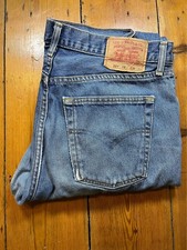 Vintage label Levi’s 521 blue jeans 38w 32l