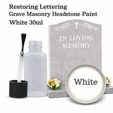 RESTORING LETTERING GRAVE