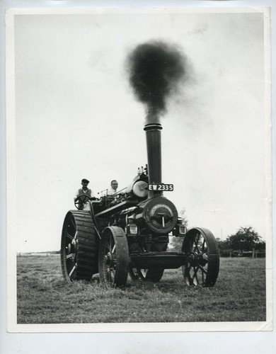 Steam tractor ew2335 plough - steam,