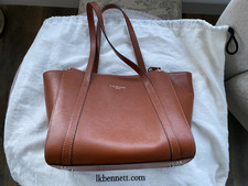 LK Bennett Tan Leather handbag with dust bag excellent hardly used