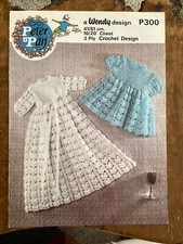 #1 Baby Crochet  3 ply Dresses