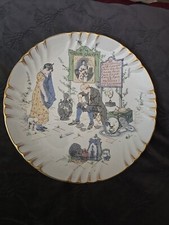 Sarreguemines Utzschneider Antique Froment Richard Wall Plate Cake Plate 