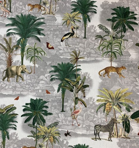 Safari printed cotton - cotton, fabric