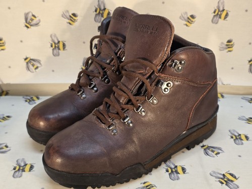 Merrell brown leather walking - merrell,