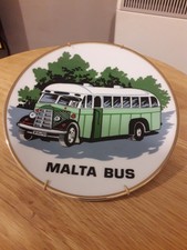 Malta Bus  Decorative Plate