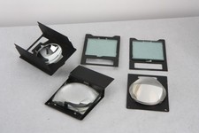 LOT condensors, mirror and heat shield from Rollei P11 medium format Projector