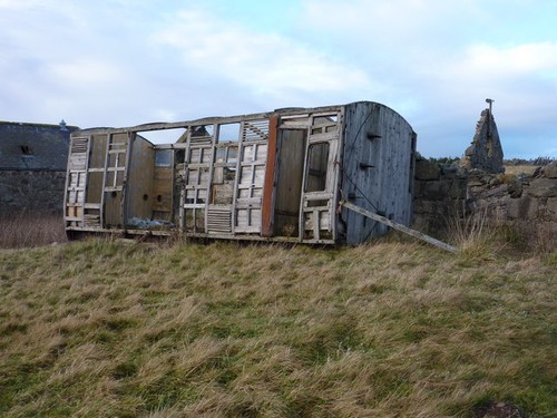Photo remains railway - remains,