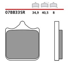 BREMBO FRONT BRAKE PAD KIT