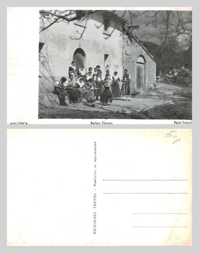 Vintage postcard mallorca - postcard,