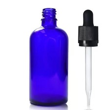 Cobalt Blue Glass Bottles With