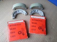 Honda CF 70 CF70 Chaly 1970s scooter front + rear brake shoes x2 sets UNUSED